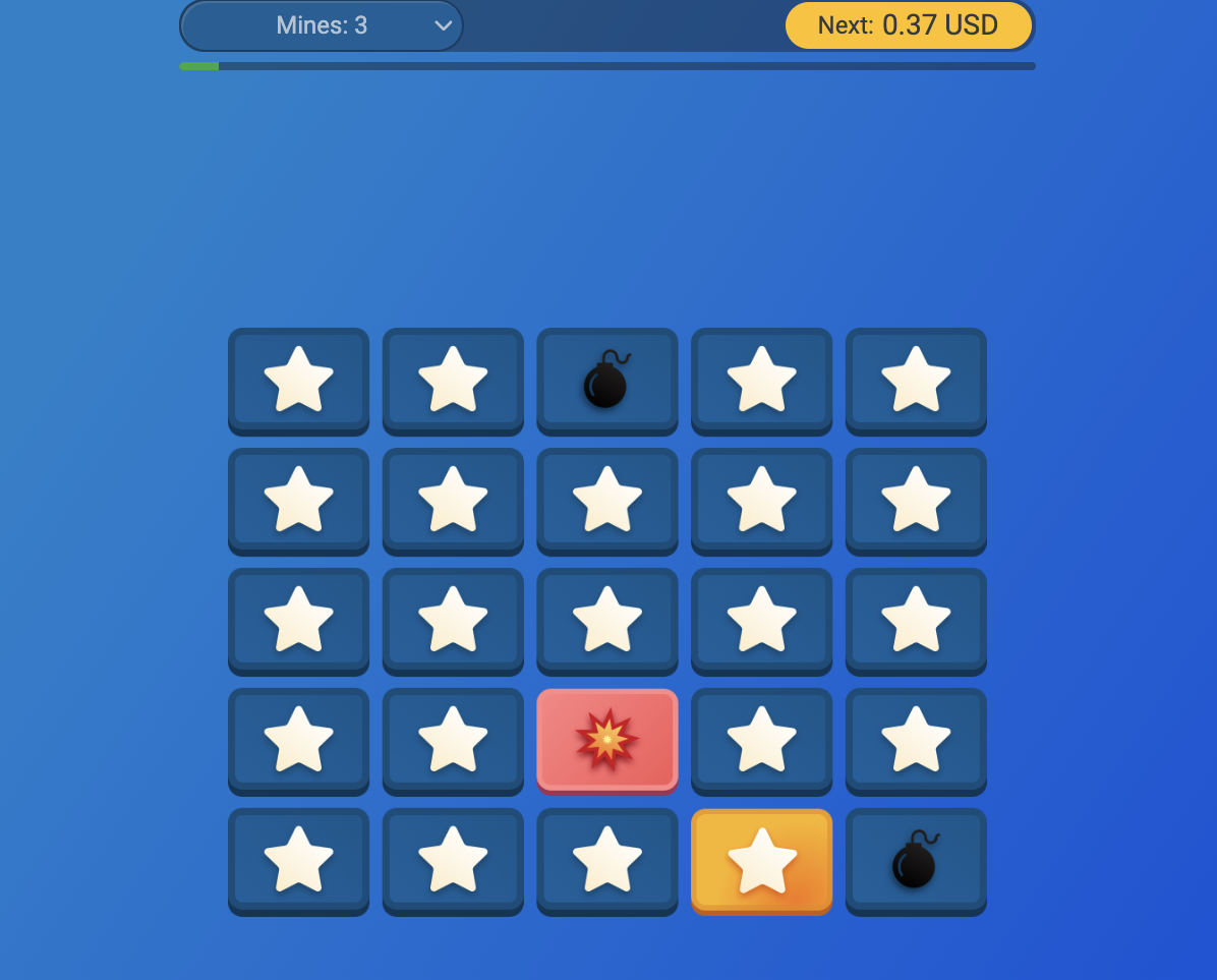 Depoimento rápido do videogame Mines